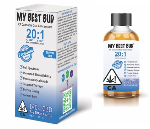Blue 15 Ml Box and Bottle